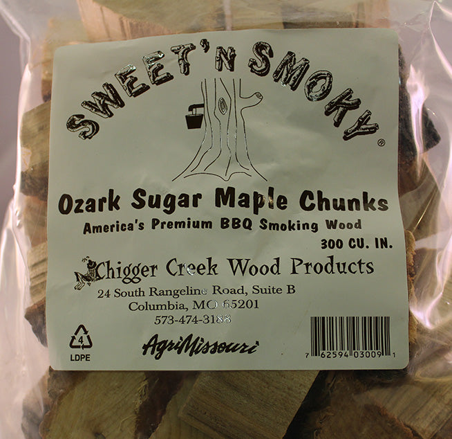 Sweet'N Smoky Sugar Maple Wood Chunks